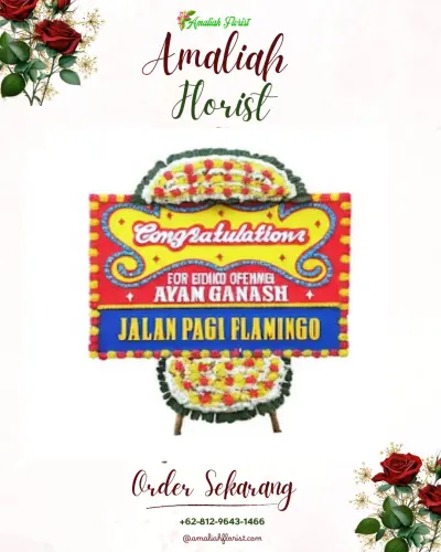 Bunga Papan Congratulation di Mayau